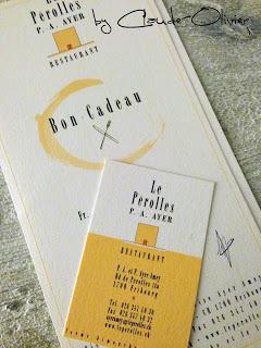 Merveilleux repas aux Pérolles !