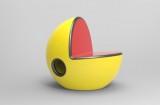 Un fauteuil PAC-MAN destiné aux enfants