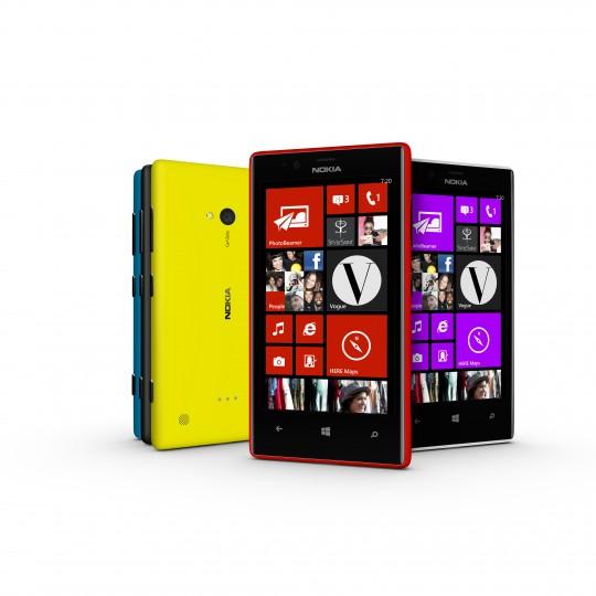 Nokia Lumia 720 Color Range