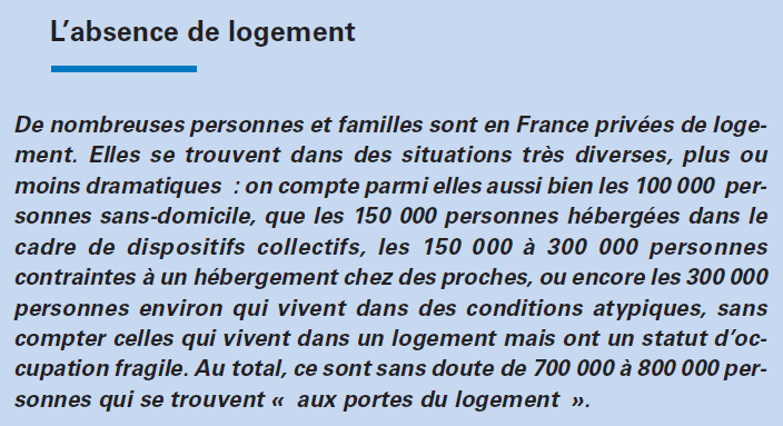 Non, il ne manque pas 800 000 logements en France