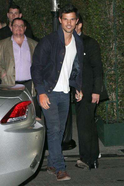 Taylor Lautner - Taylor Lautner and Patrick Schwarzenegger at a Pre-Oscar Party
