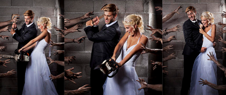 Vos photos de mariage en mode Zombie
