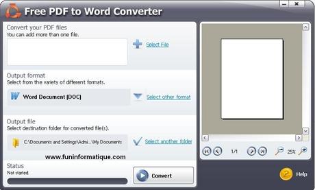 pdffee Comment convertir un pdf en word ?