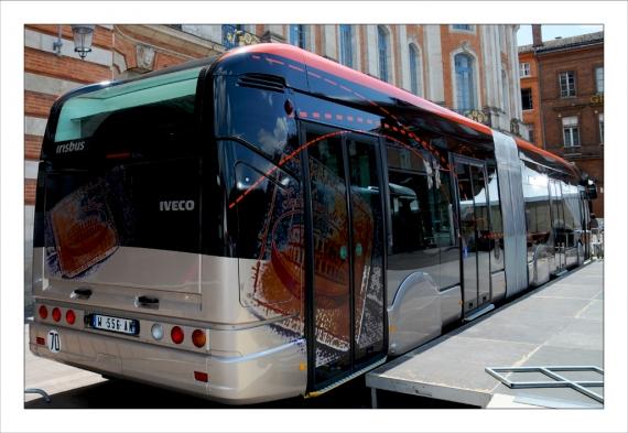 Tram'bus, TCSP, BHNS, Bus en site propre, Transport Nimois, Tango+