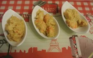 Gambas curry coco, prêtes à déguster Gambas curry coco, prêtes à déguster