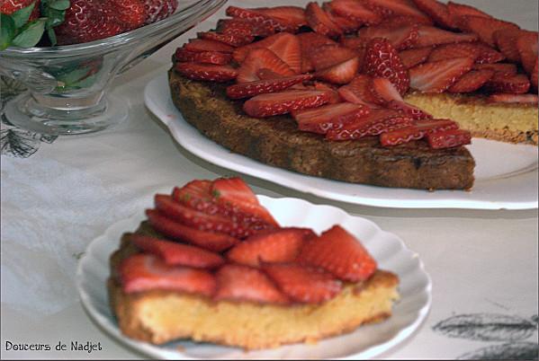 tarte aux amandes et fraises2