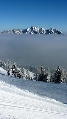 Skier dans l'Alpbachtal