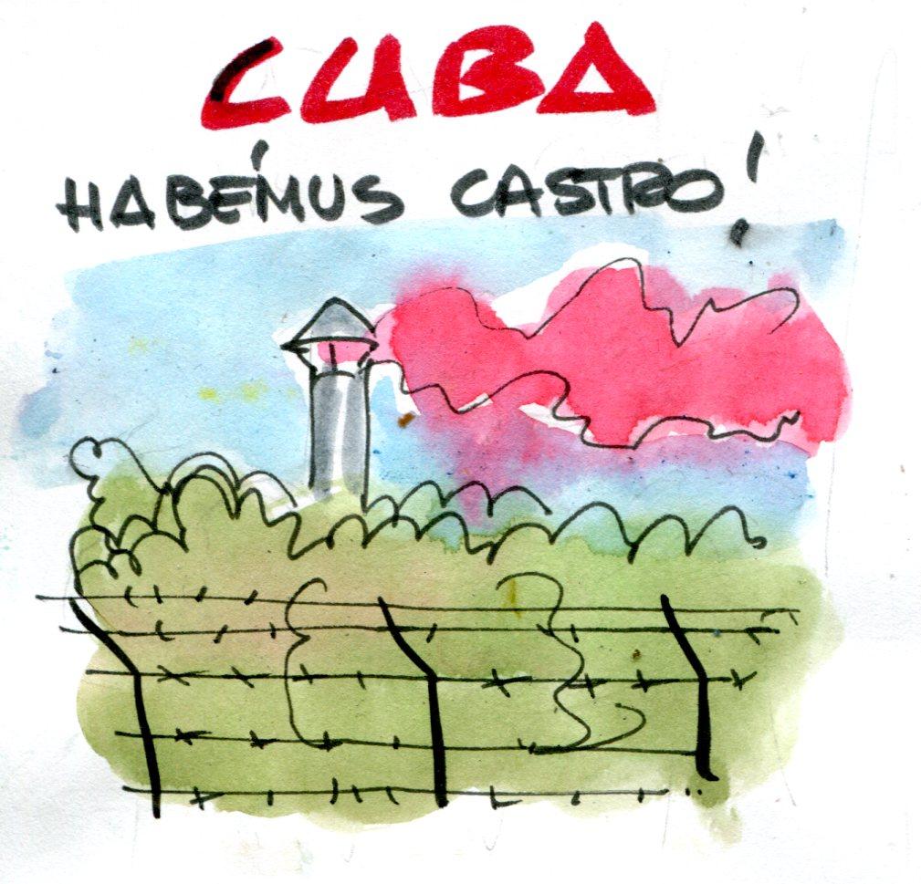 Cuba a son pape rouge