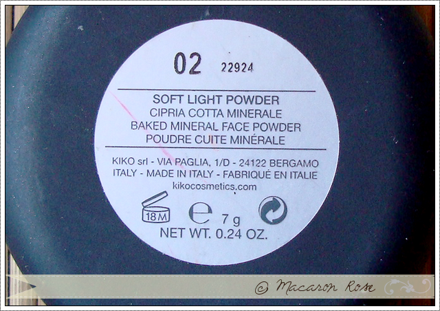 [Revue] Kiko Soft light powder