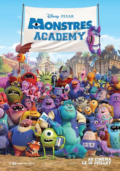 Découvrez l'affiche de MONSTRES ACADEMY