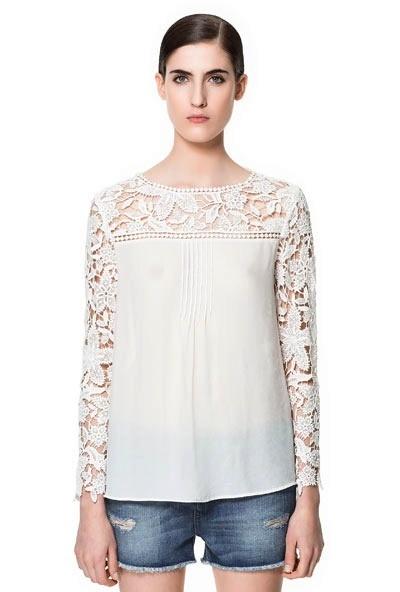 CHEMISIER CROCHET ZARA