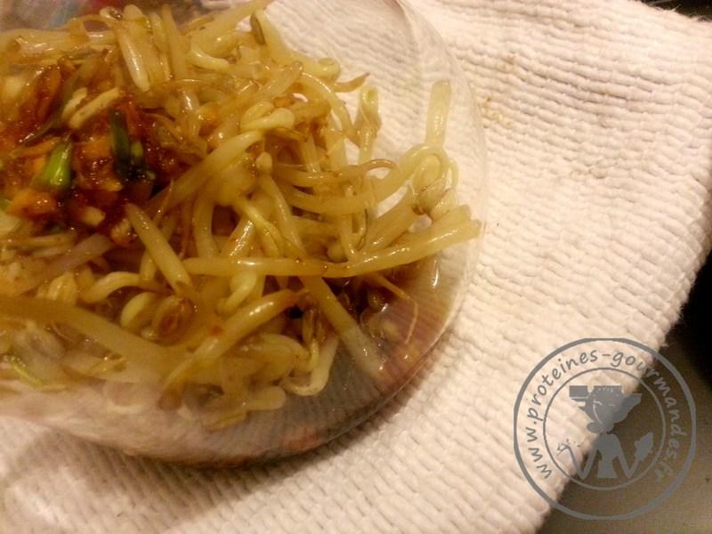 Kong Namul ou Haricots mungo assaisonnés à la coréenne