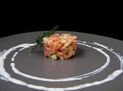 Tartare saumon creme vodka