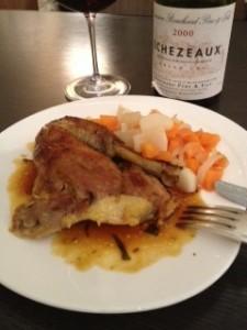 JOLIE RECETTE DE PINTADE AUX PETITS LEGUMES