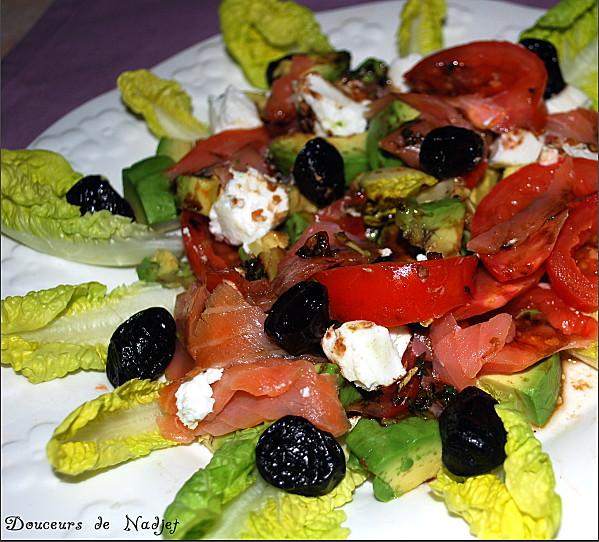 salade desaumon avocat