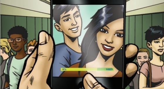 Une BD canadienne incitant les jeunes à protéger leurs données perso sur les réseaux sociaux...