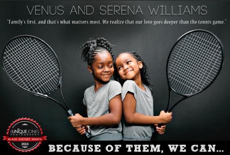 ENFANTS STARS DU BLACK HISTORY MONTH - UN HOMMAGE TROP MIGNON - Venus et Serena Williams