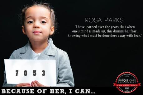 ENFANTS STARS DU BLACK HISTORY MONTH - UN HOMMAGE TROP MIGNON - Rosa Parks