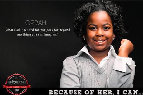 ENFANTS STARS DU BLACK HISTORY MONTH - UN HOMMAGE TROP MIGNON : Oprah Winfrey