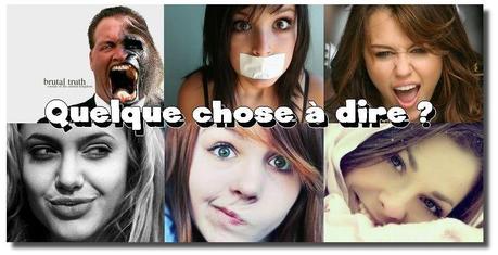 quelque chose à dire sur votre blog