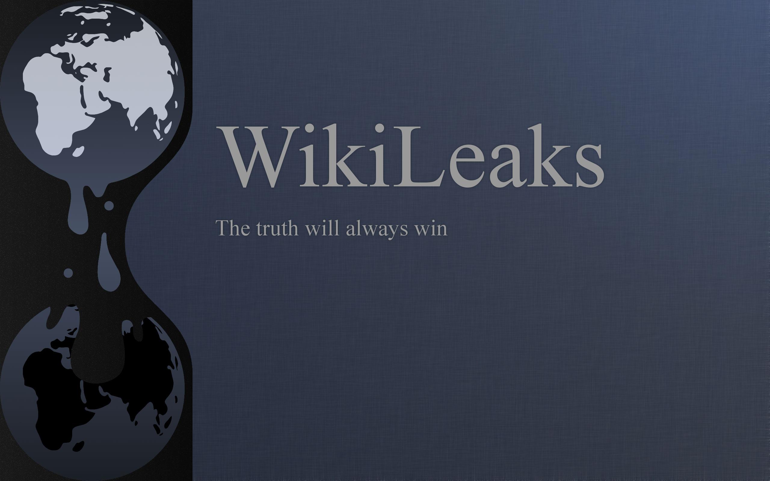 wikileaks logo wallpaper Wikileaks revèle les complots des Etats Unis pour abattre Chávez