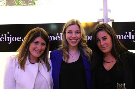 Franceska Dion, Delphine C de FDM Média et Lélia de Bulles + Bottillons au lancement de Melijoe Canada