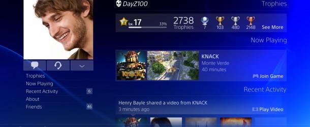 PS4 : Les premières images de l’interface