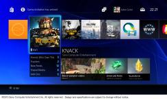  PS4 : Les premières images de linterface  sony ps4 