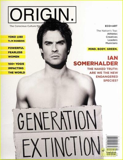 Ian Somerhalder pour le Magazine Origin.