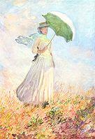 Femme à l'ombrelle de Monet (détournement 09-2013)