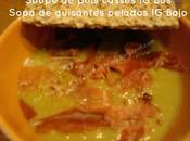 Soupe pois cassés Sopa guisantes pelados Bajo