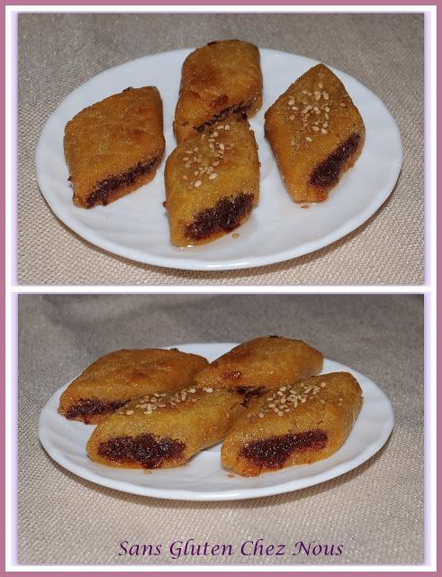 Makrouth tunisien sans gluten.