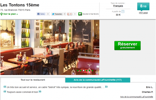 Nouveau site web pour la Fourchette !