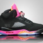 Air Jordan 5 GS Black Pink Orange