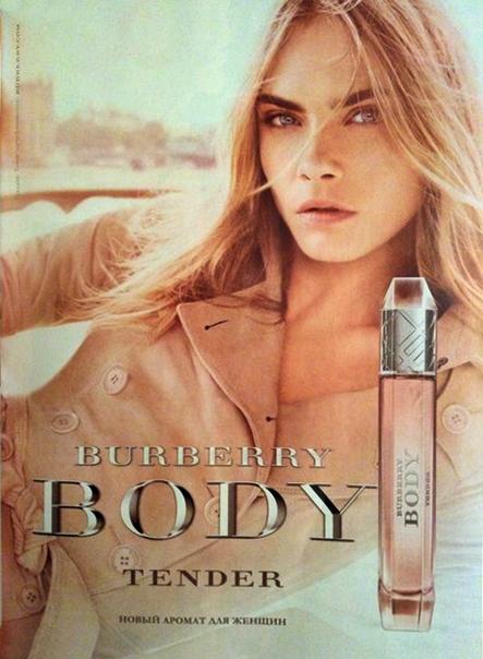 Cara Delevingne, égérie du nouveau parfum Burberry Body Tender