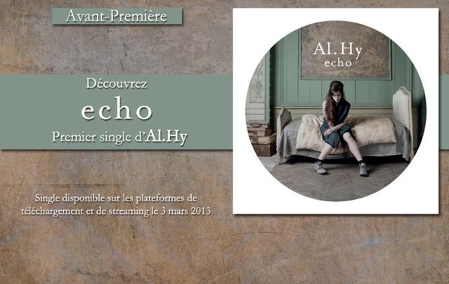 Voici le single de Al.Hy (The Voice 1) ''Echo''