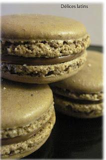 Macarons au nutella