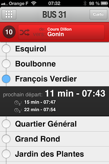 Bus 31 : une application iPhone à Toulouse