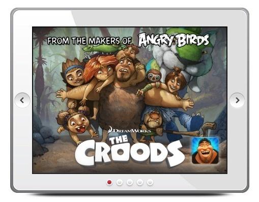 The Croods le nouveau jeu de Rovio, sur iPhone et AndroId...