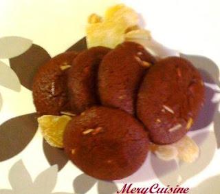 Biscuits au chocolat et gingembre confit