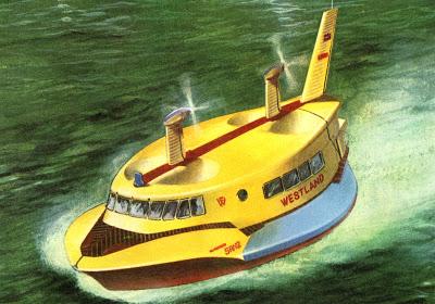 Le SRN 2, le 1er hovercraft réellement utilisable pour le transport des passagers