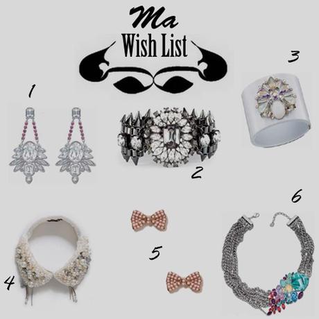 Ma Wishlist de bijoux