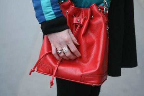 sac seau rouge