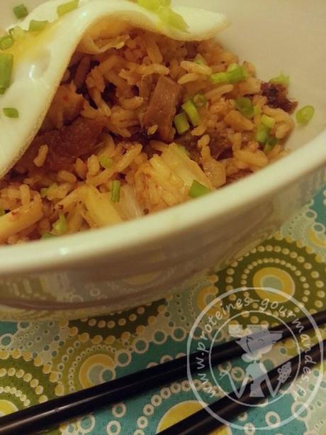 Bokumbap: riz sauté au kimchi
