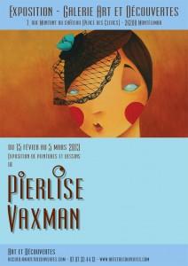 Cette semaine j’ai admiré l’exposition de Pierlise Vaxman