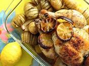 Poulet rôti citrons thym