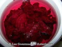 Betteraves réhydratées et salade de Pommes de terre