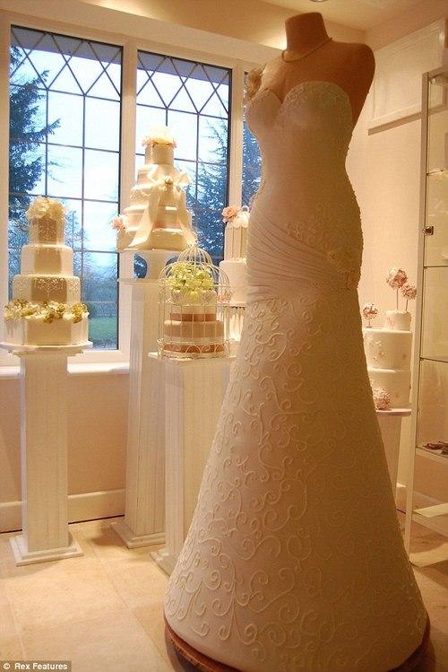 wedding cake dress