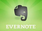 Evernote, réinitialisation tous mots passe demandée