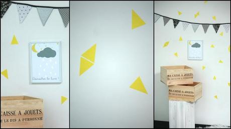 Stickers étoiles, pois et triangles chez Ma caisse à jouets